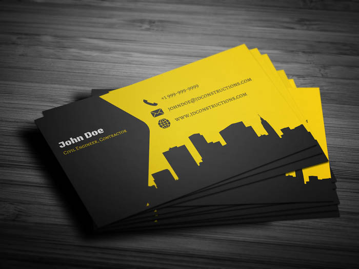 template print business card ready Free Template Card Constructor Business