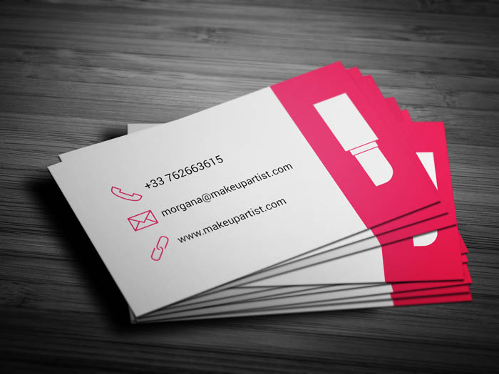 Freelance Makeup Artist Business Cards Bios Pics