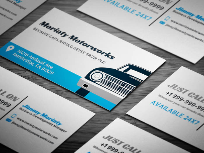 Car Repair Business Card