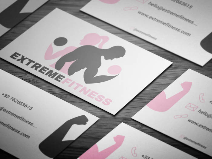 unique personal trainer business cards