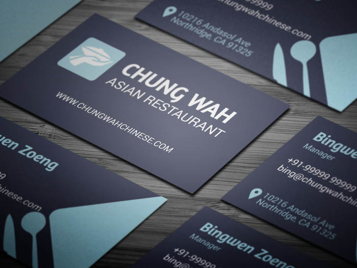 Dining Restaurant Business Card